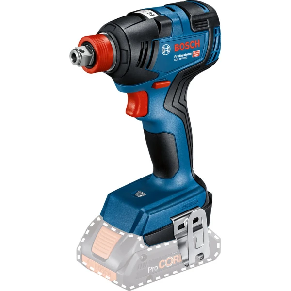 Гвинтоверт ударний акумуляторний Bosch Professional GDX 18V-200 18В акб 2х4А·год 350Нм 0-3400об/хв 0 - 2