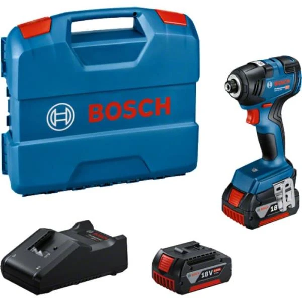 Гвинтоверт ударний акумуляторний Bosch Professional GDR 18V-200 18В акб 2х4А·год 200Нм 0-3400об/хв 0