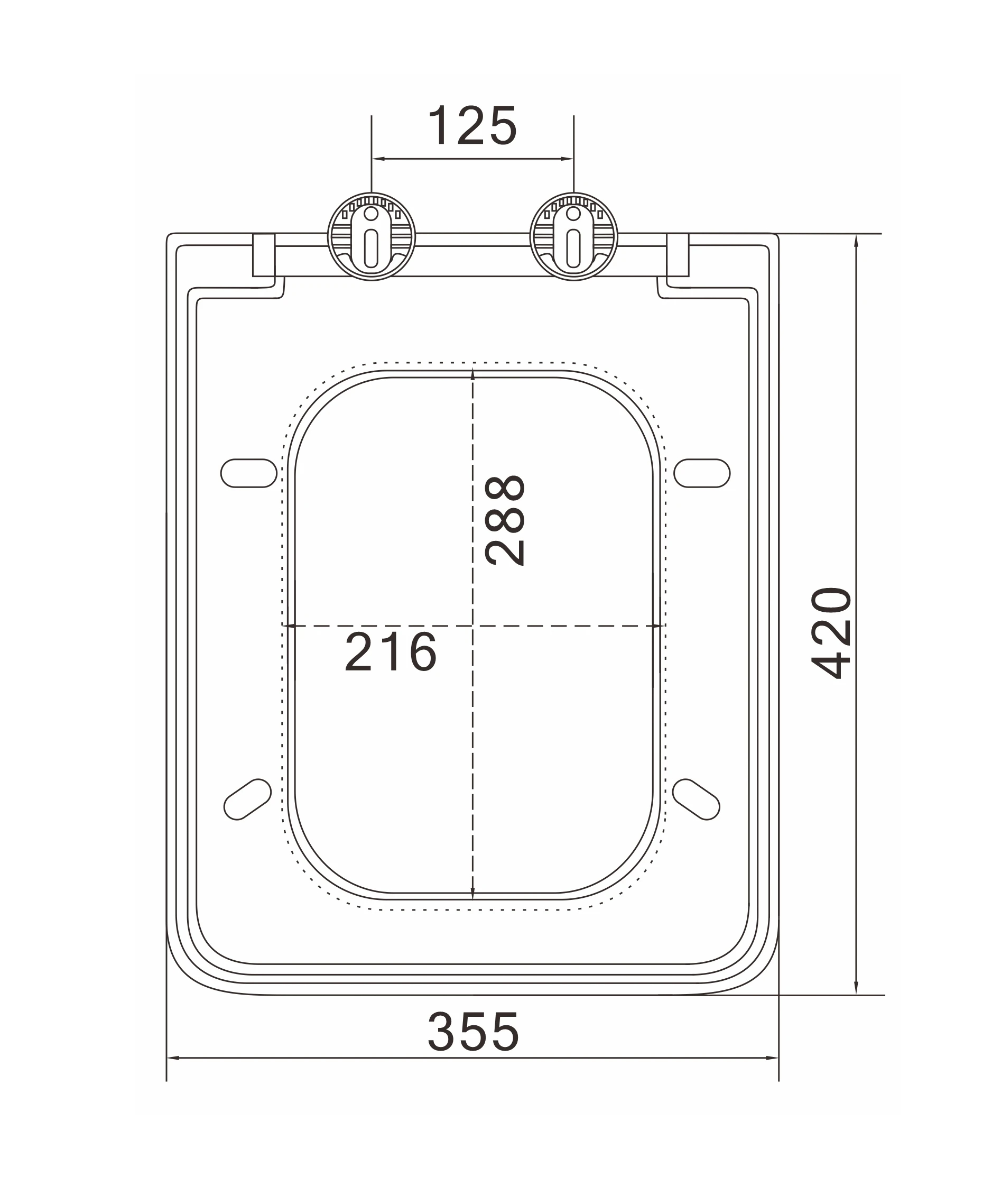 SKALA сидіння Duroplast slow-closing на компакт c06207103 - 2