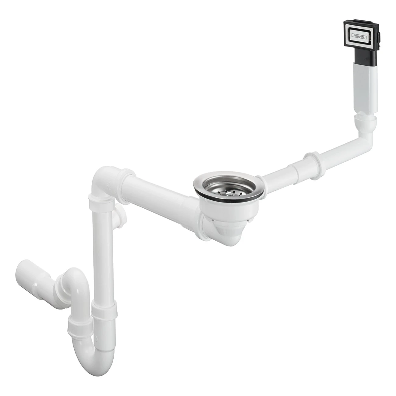 D16-10 Сифон для гранiтної кухонної мийки Hansgrohe, хром