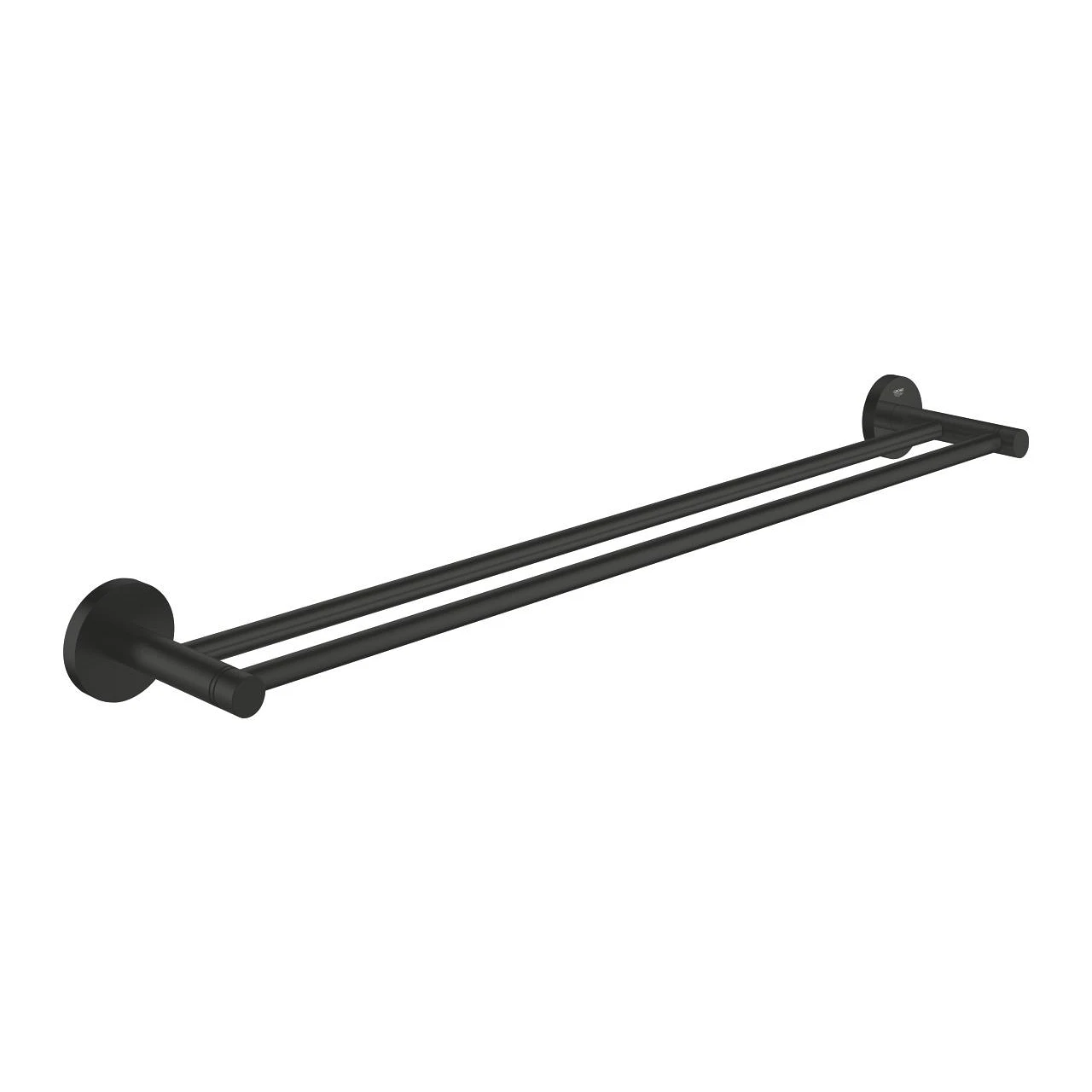 GROHE ESSENTIALS двойной полотенцедержатель, матовый черный
