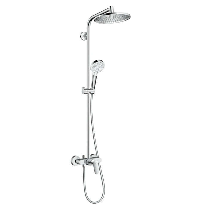 HANSGROHE Crometta S 240 1jet Showerpipe душевая система с однорычажным смесителем, хром