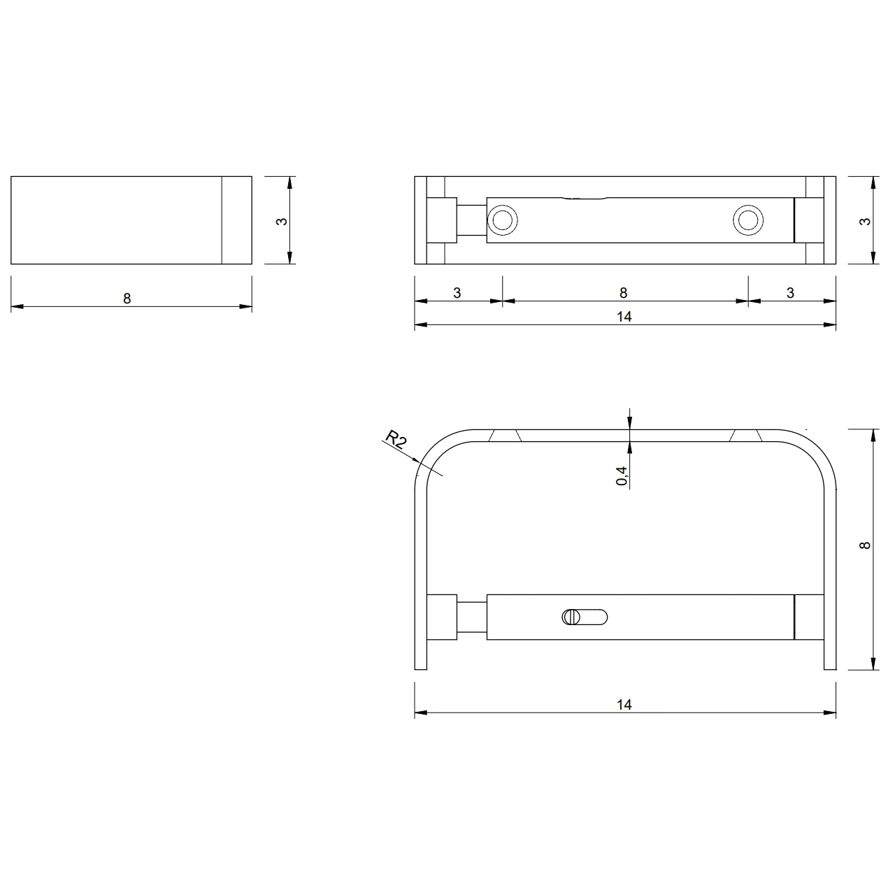 NIC DESIGN CURVA держатель туалетной бумаги, цвет черный матовый - 2