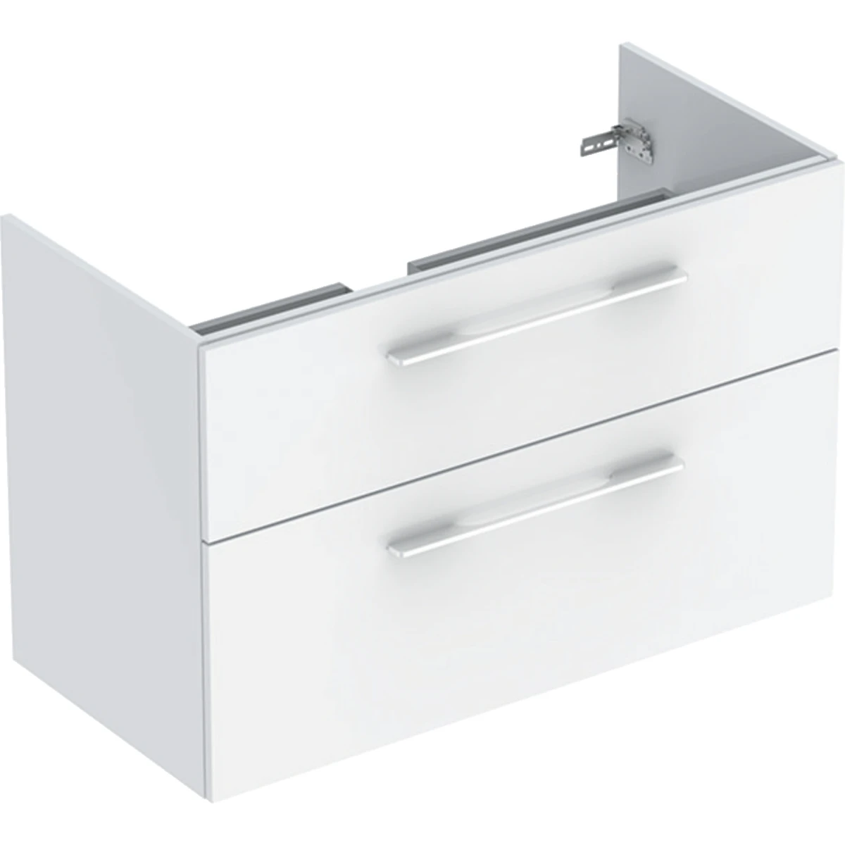 GEBERIT SELNOVA SQUARE тумба під умивальник slim rim 100 см, з двома ящиками 98.8x63.5x50.2 см,білий