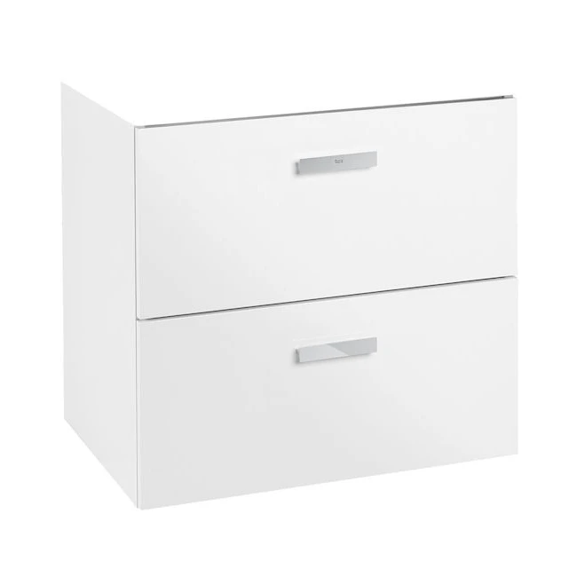 ROCA VICTORIA BASIC MODULAR шафка з двома ящиками 59см, колiр бiлий