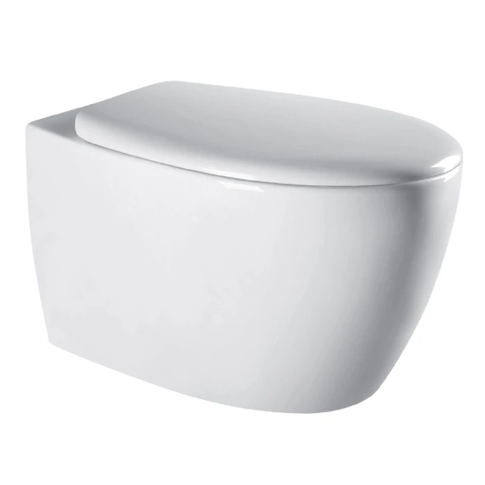 IMPRESE SAFIR Rimless унітаз підвісний 52*36*35см, сидіння Duroplast Slim slow-closing