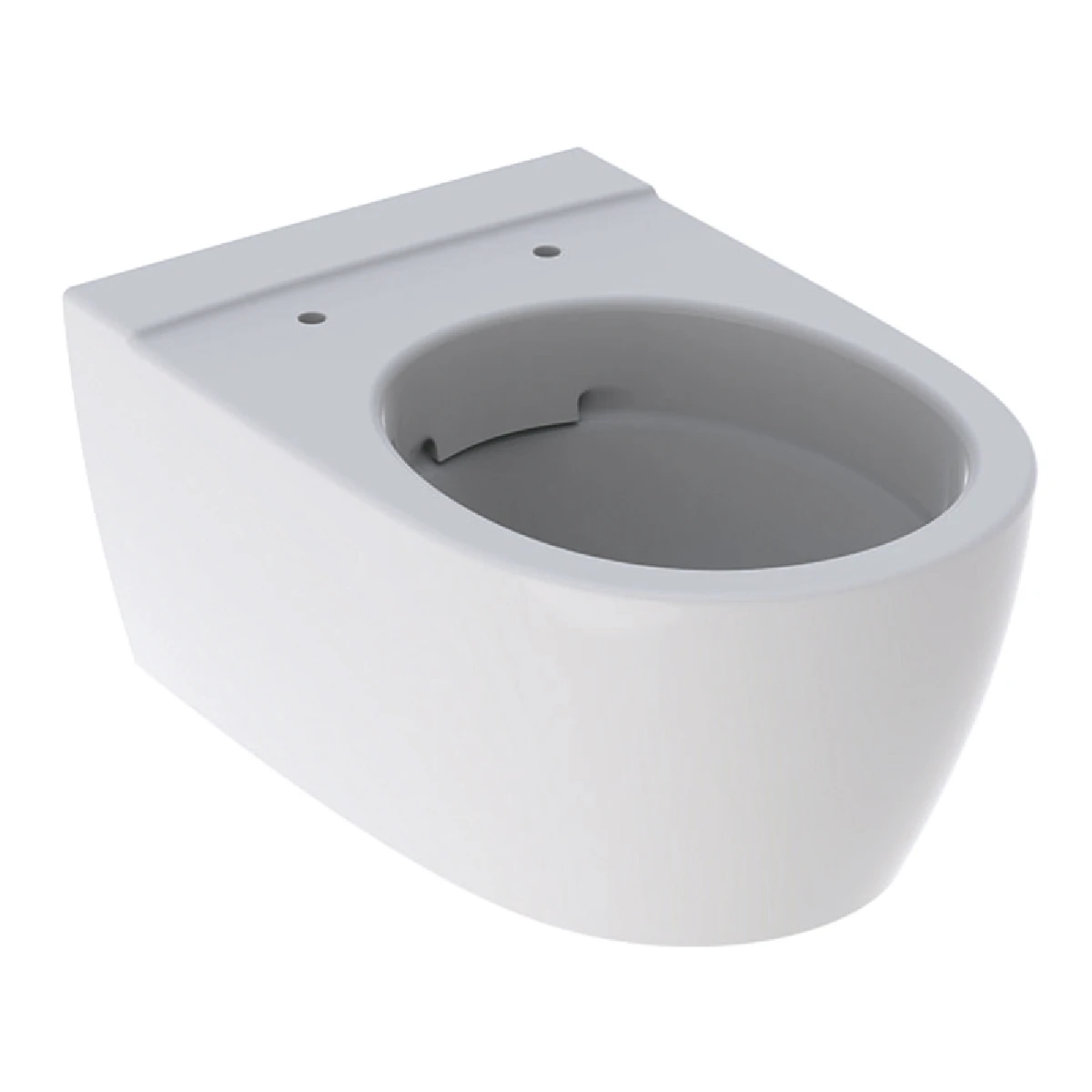GEBERIT ICON унітаз підвісний, лійкоподібний, закрита форма, Rimfree, білий