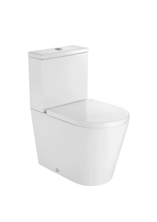 ROCA INSPIRA Round унiтаз 370*600*760мм, напольний, круглий, в комплектi з колiном