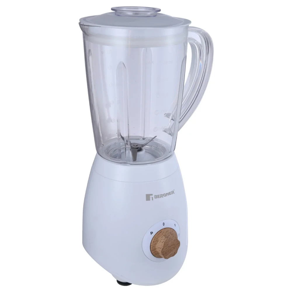 Блендер Bergner Naturally, 600 Вт, белый (BG-50035-WH)