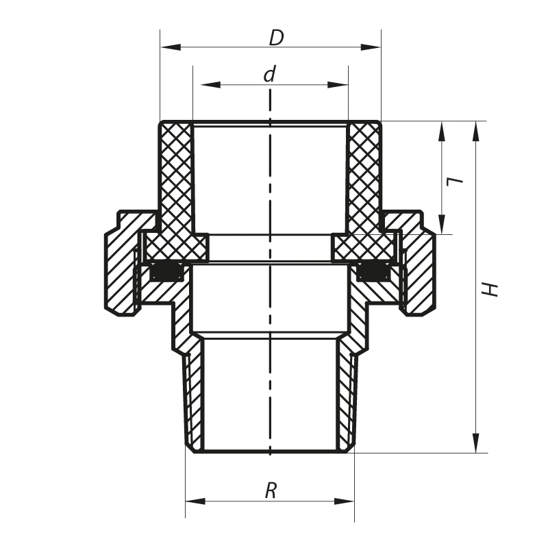 Згін-американка ЗР 20x1 / 2M PPR Koer K0135.PRO (KP0171)