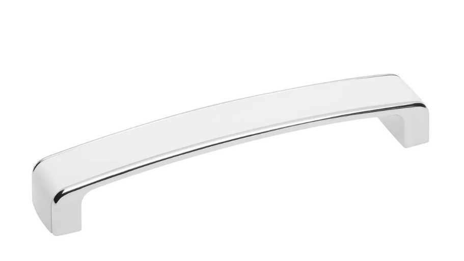 Мебельная ручка GTV UZ-MONZA160-10 160 мм Хром/Белый 160 мм