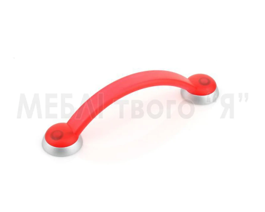 Мебельная ручка Poliplast РП-18 Красный прозрачный