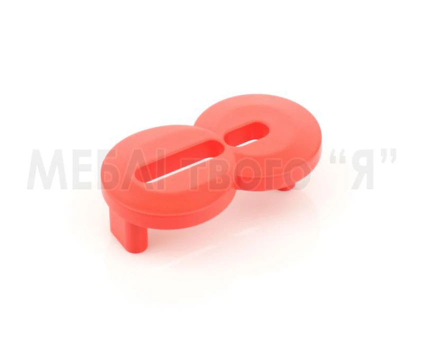 Меблева ручка Poliplast РП-8 Червоний глянець