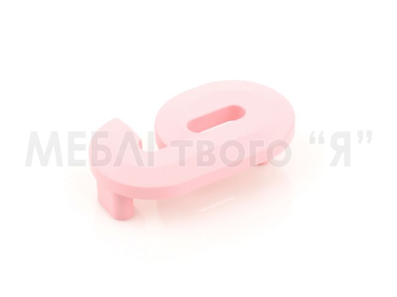 Меблева ручка Poliplast РП-9 Рожевий світлий матовий