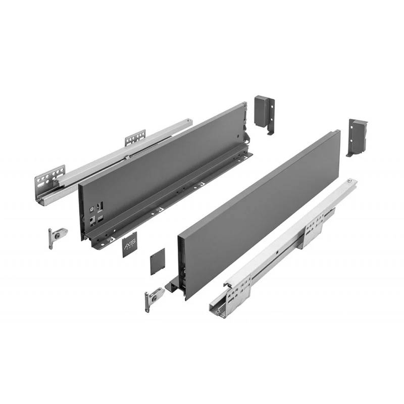 Напрямні GTV AXIS PRO PB-AXISPRO-KPL500B L-500мм середній Н-116мм Графіт