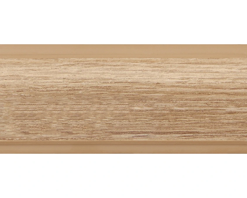 Плинтус кухонный Rehau 118 Раувалон 4200 мм Дерево коричневое