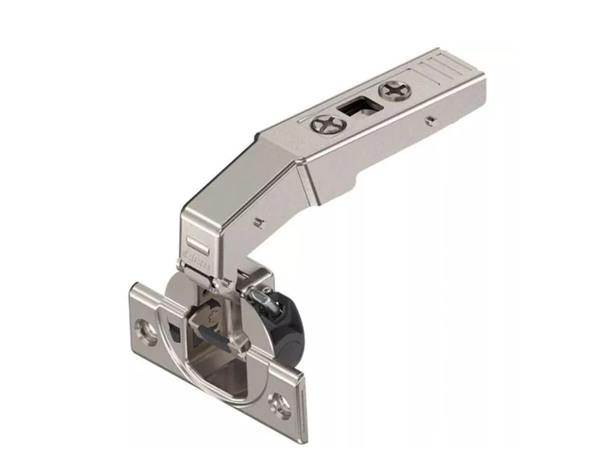 Петля Blum вкладная CLIP top BLUMOTION 95° под фальшпанель 79B9550 MB V50 NI Никель