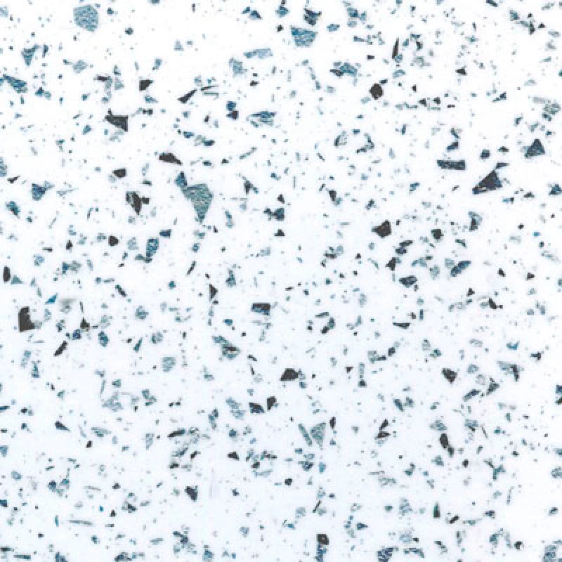 Столешница LuxeForm 3050x600x38 мм R6 WS2006 Белый кристалл 2016