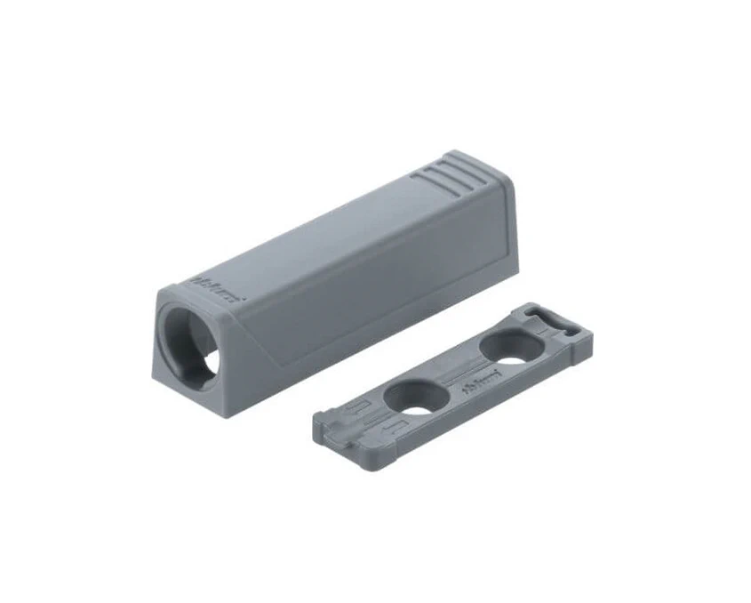 Держатель Blum прямой для короткого выталкивателя TIP-ON 956.1201 TIP-AP 250R736 Платиново-серый