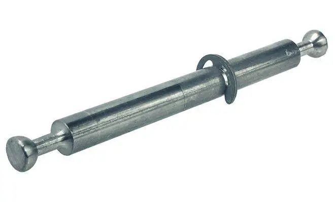 Болт Hafele Minifix двосторонній D-7 мм  В-34 мм під ДСП 16 мм 262.28.106 Сталь