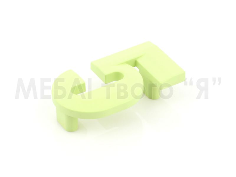 Мебельная ручка Poliplast РП-5 Зеленый светлый матовый