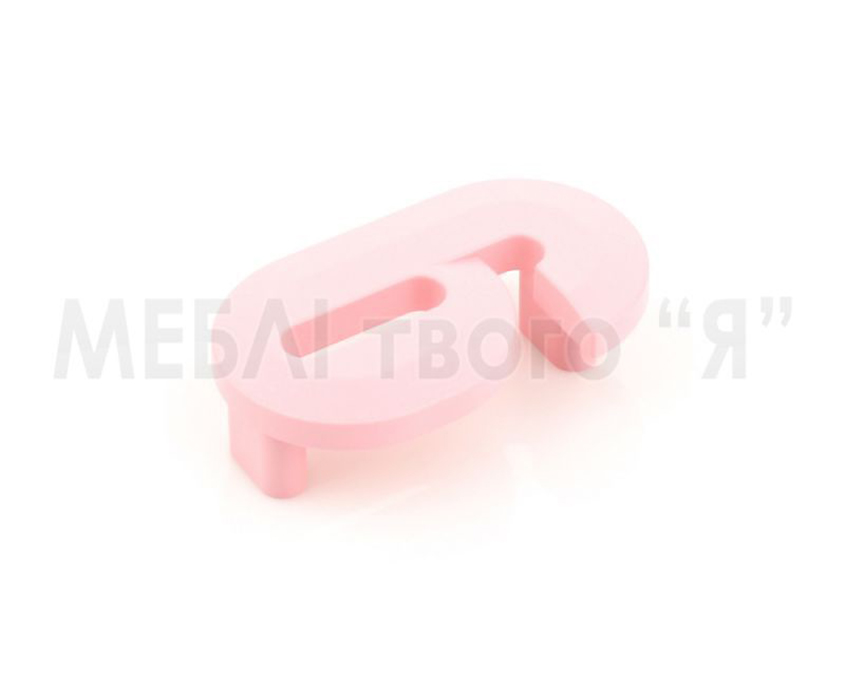 Меблева ручка Poliplast РП-6 Рожевий світлий матовий