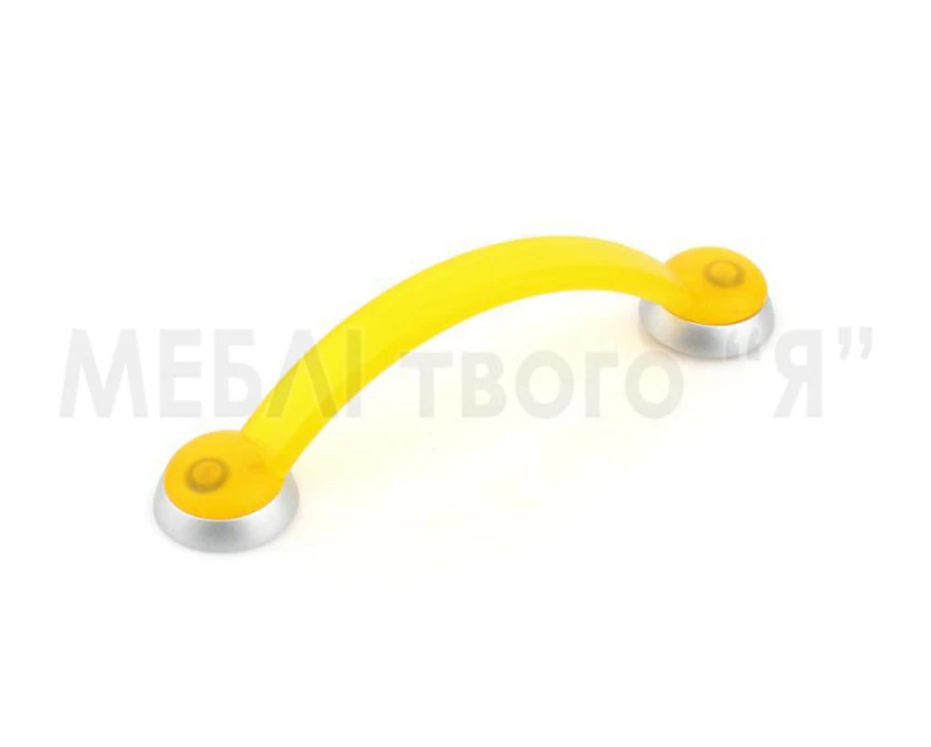Мебельная ручка Poliplast РП-18 Желтый прозрачный