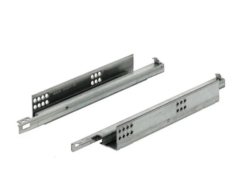 Напрямні Blum TANDEM L-650мм часткового висування з доводчиком 30кг 17-19мм 550F6500B Цинк