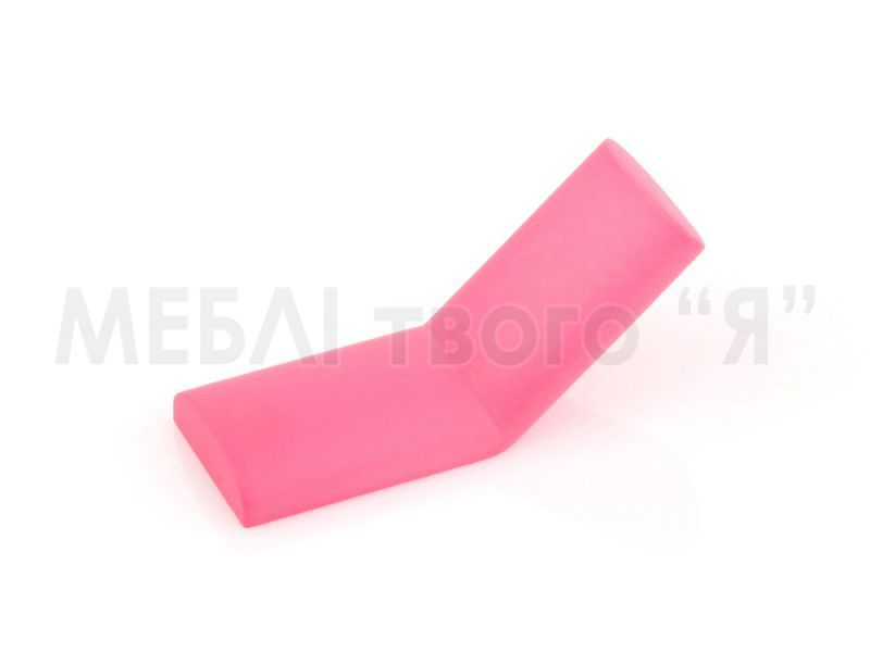 Меблева ручка Poliplast РП-21 Рожевий прозорий