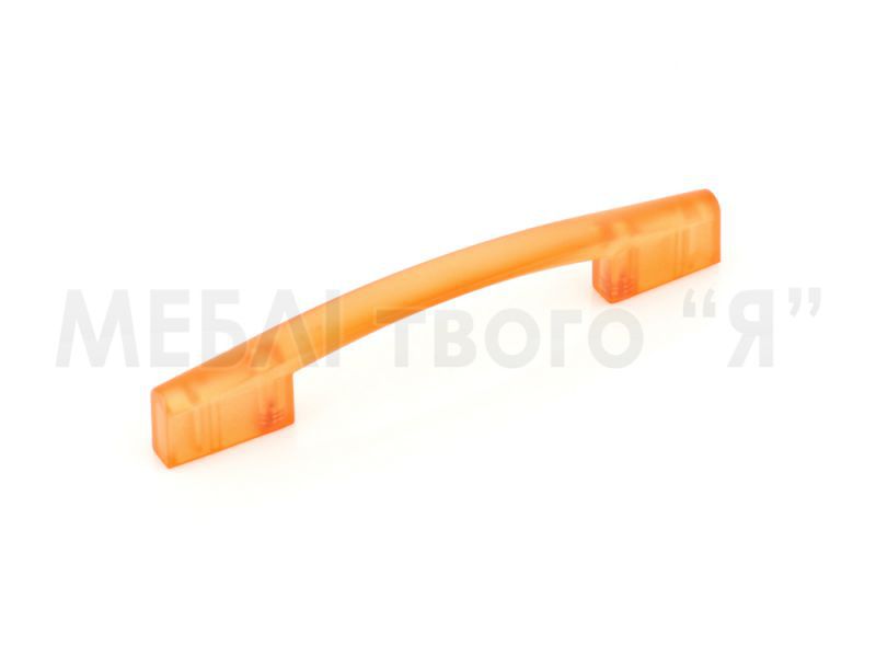 Мебельная ручка Poliplast РП-19/64 Оранжевый прозрачный