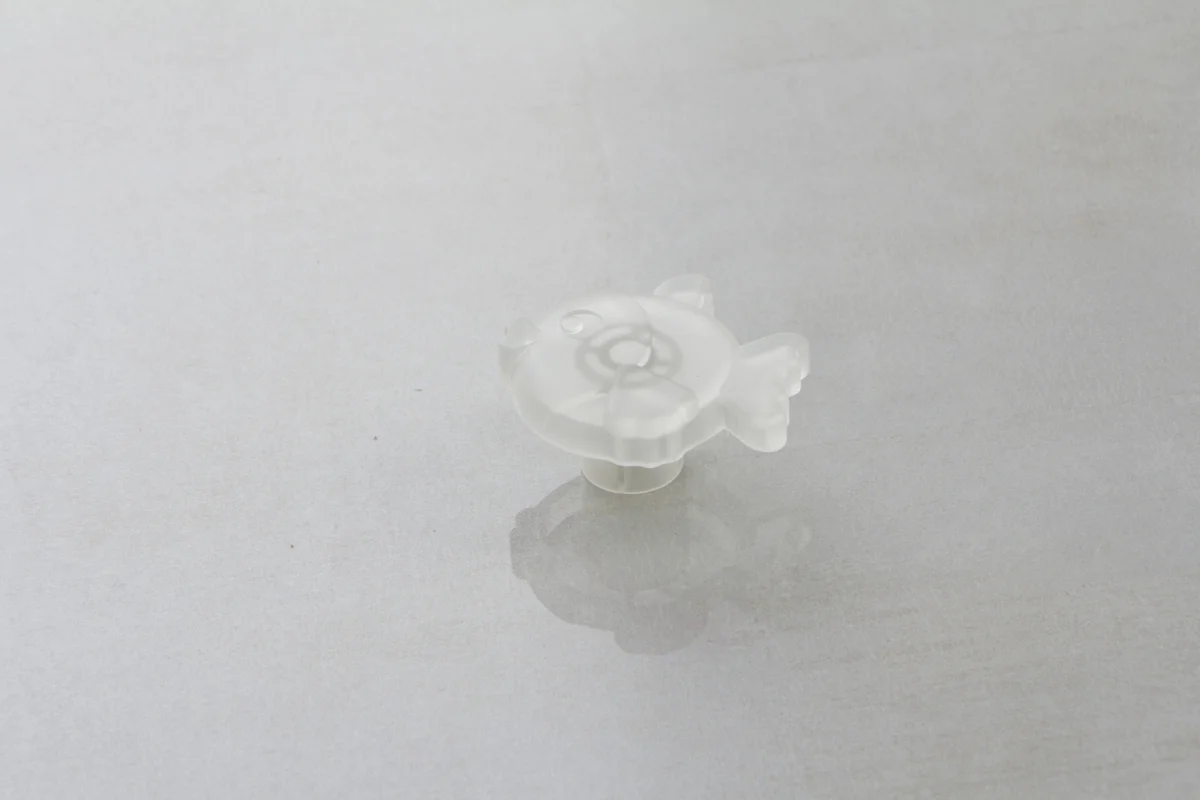 Мебельная ручка Poliplast РП-27 Белый прозрачный