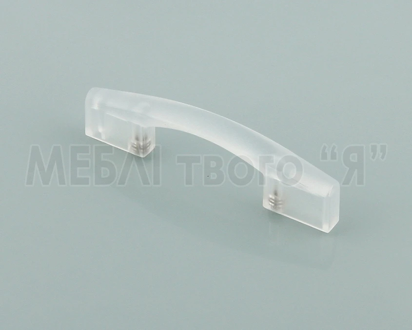 Мебельная ручка Poliplast РП-19/64 Белый прозрачный