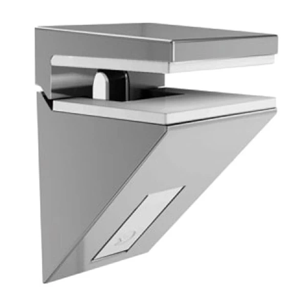 Полкодержатель для стекла Italiana Ferramenta под толщину 5-12мм Kalabrone Mini Никель