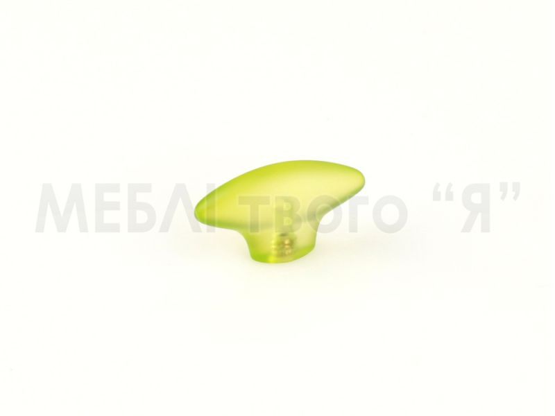 Мебельная ручка Poliplast РП-20 Зеленый прозрачный