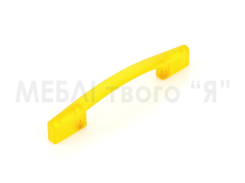 Меблева ручка Poliplast РП-19/64 Жовтий прозорий