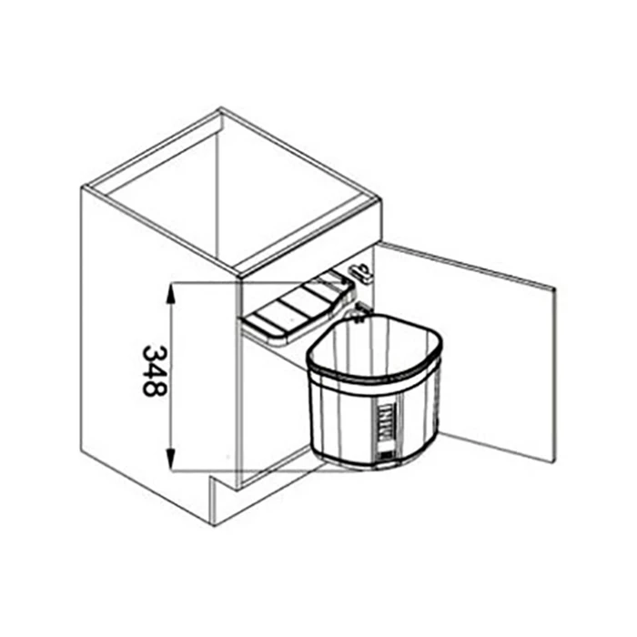 Відро для сміття Franke Mini 121.0176.518 17л - 2
