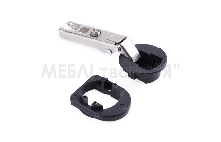 Завіса SAMET Star 103064 Mini накладна без доводчика для скляних дверей