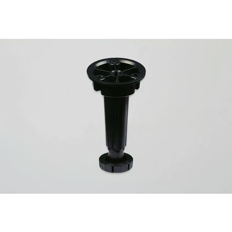 Ніжка меблева регульована пластикова Scilm Н-120/170мм Чорний