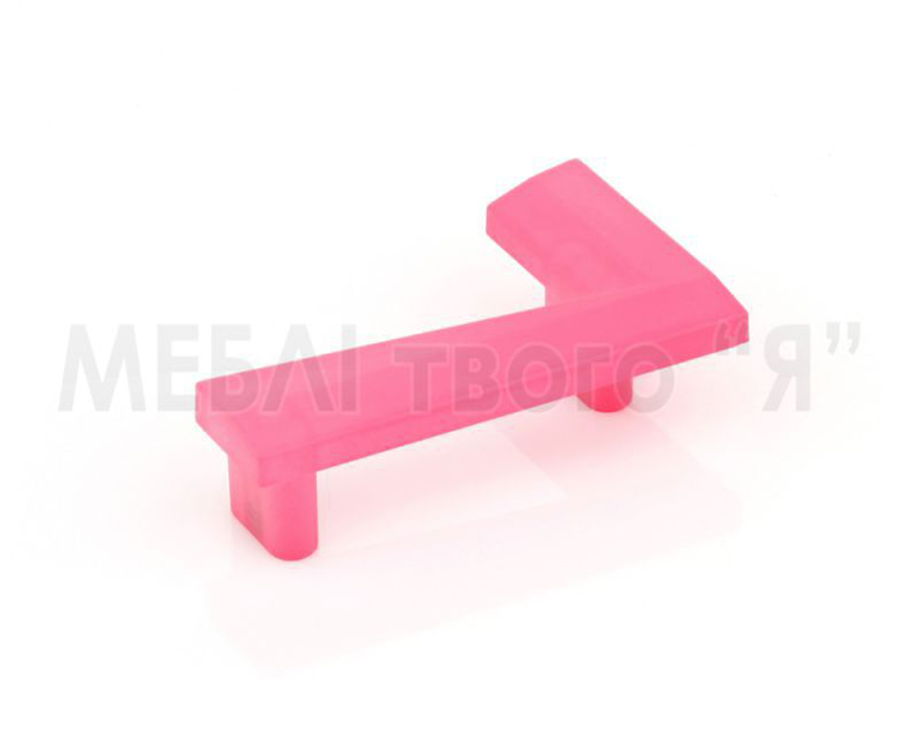 Мебельная ручка Poliplast РП-7 Розовый прозрачный