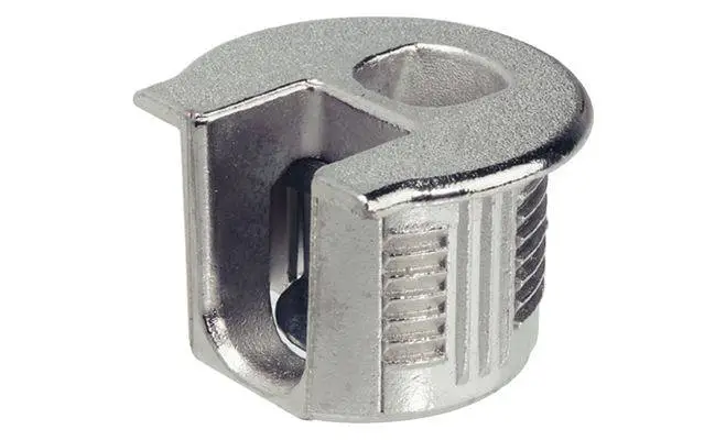 Стяжка  RAFIX  одинарна металева нікельована під ДСП 18 мм