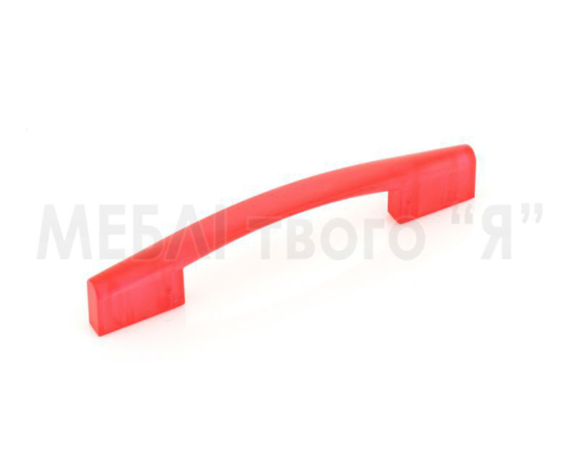 Мебельная ручка Poliplast РП-19/192 Красный прозрачный