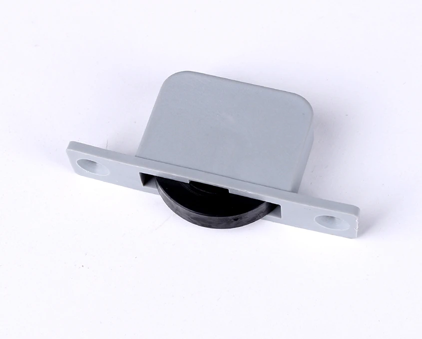 Ролик меблевий врізний OgTM HIDE NYLON D-40мм Сірий