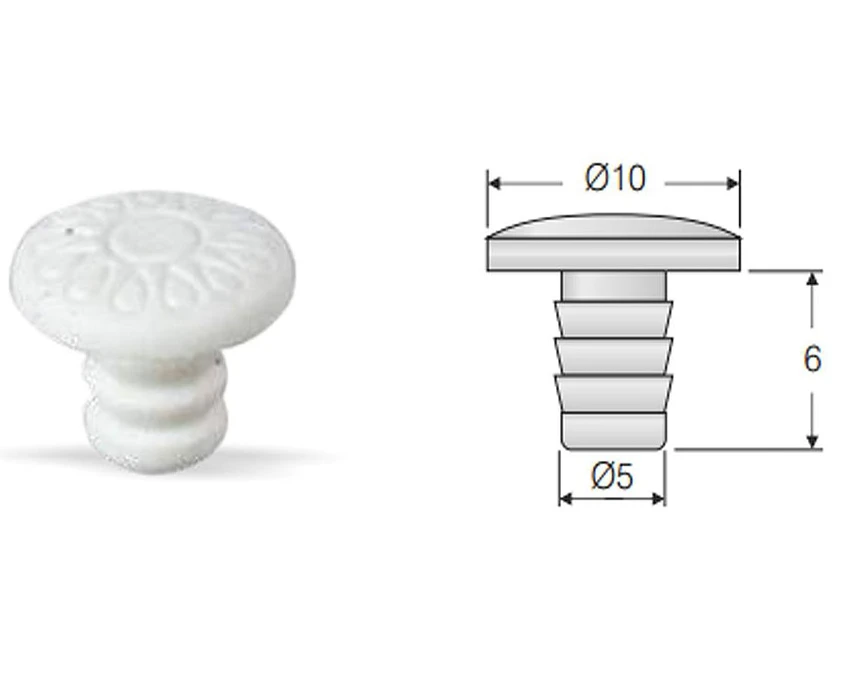 Демпфер врезной Mesan 102-91-09-300 5мм Прозрачный - 2