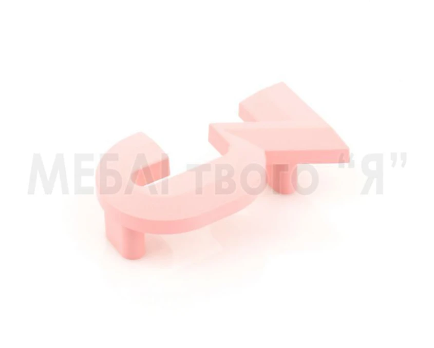 Меблева ручка Poliplast РП-3 Рожевий глянець