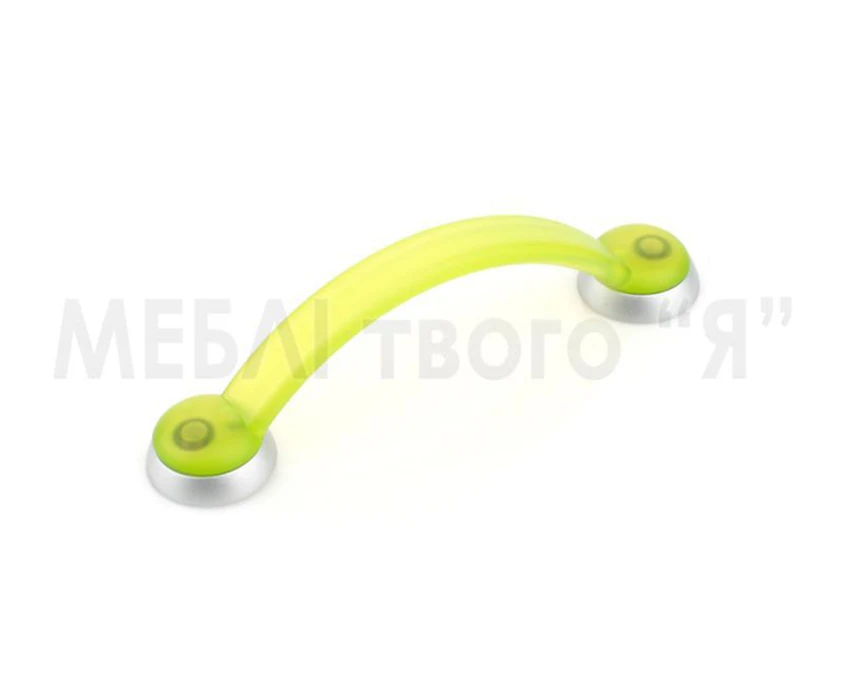 Мебельная ручка Poliplast РП-18 Зеленый прозрачный