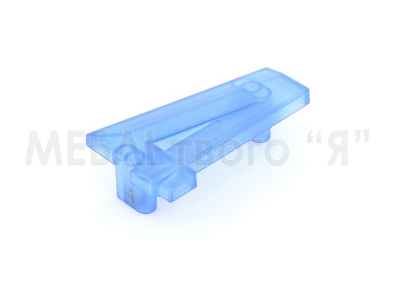 Мебельная ручка Poliplast РП-4 Синий прозрачный