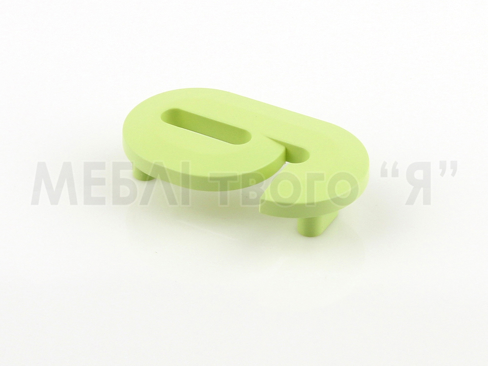 Мебельная ручка Poliplast РП-6 Зеленый светлый матовый
