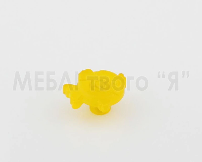 Мебельная ручка Poliplast РП-27 Желтый прозрачный