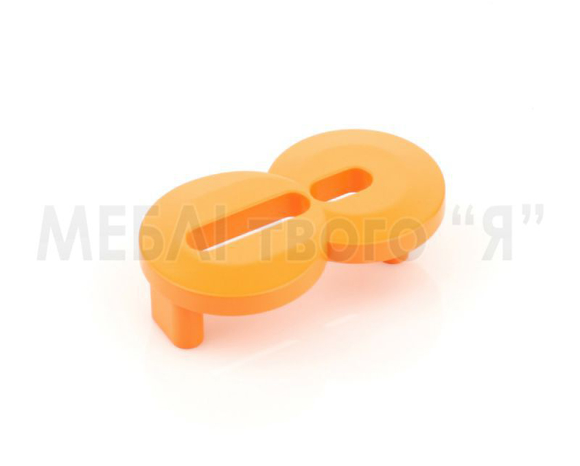 Мебельная ручка Poliplast РП-8 Оранжевый глянец