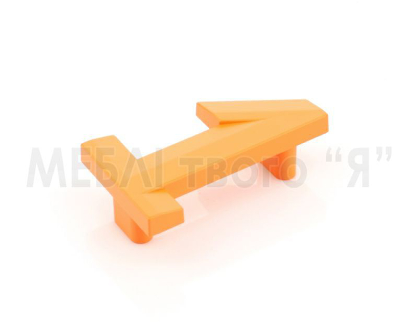 Мебельная ручка Poliplast РП-1 Оранжевый глянец
